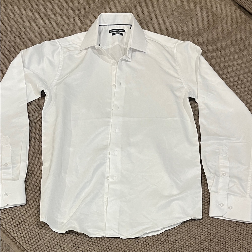 Geoffrey Beene Classic White Dress Shirt